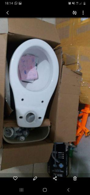 Closet Duduk Import Jarak As 25 Cm Dual Flush