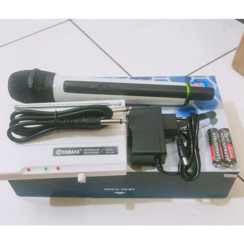 mic wireless YAMAHA YM-260 wireless Microphone Suara di jamin mantap