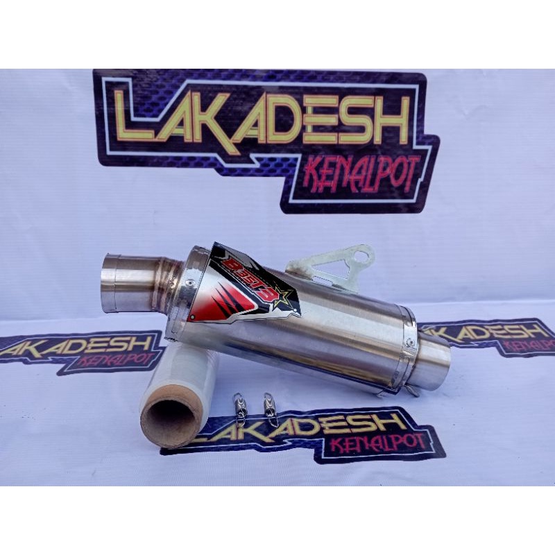 SILENCER (ONLY) KNALPOT BEST 3 (INLET 38/50) ALL MATIC BEBEK SPORT