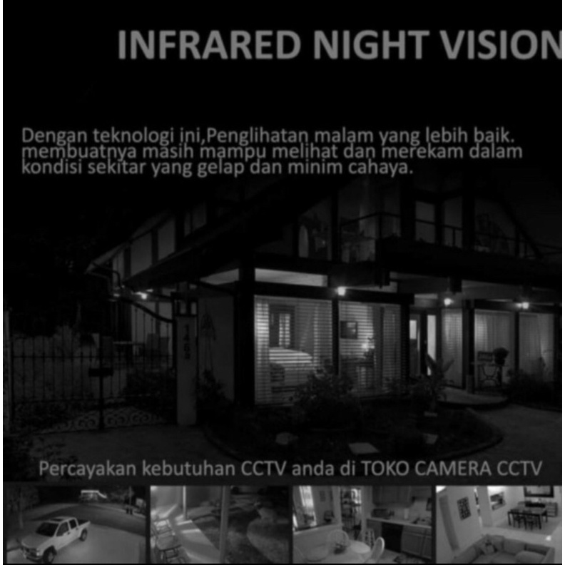 PAKET CCTV HIKVISION 4CHANNEL 3KAMERA 2MP TURBO HD + HARDISK 500GB