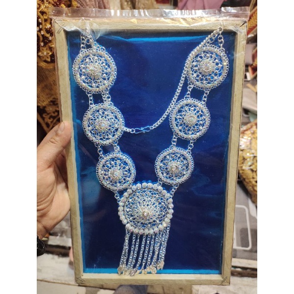 kalung penganten silver