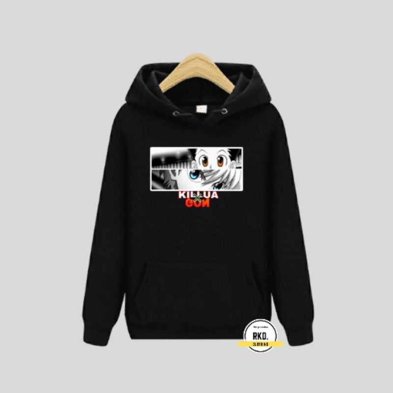 Jaket Hoodie Sweater Anak Laki Laki Anime Killua x Gon Umur 2-12 Tahun