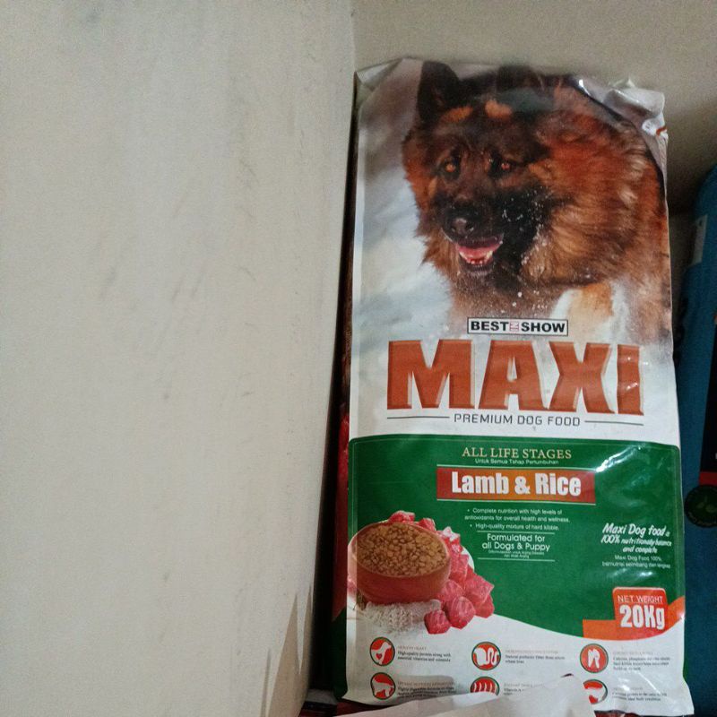 Grab/Gojek Maxi dog lamb&amp;rice 20kg Freshpack