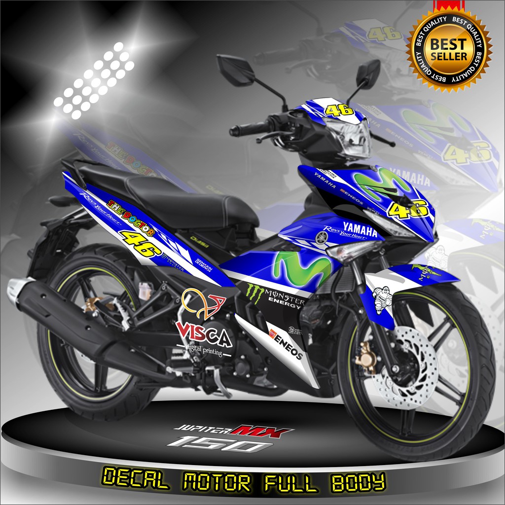 Decal Mx King 150 Full Body Stiker Mx King Full Body Dekal Mx King 150 Movistar