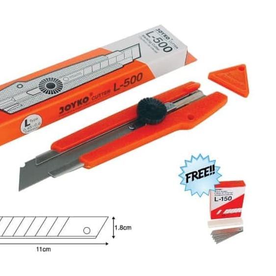 

✫ Cutter Besar Joyko L-500 dapat Free isi cutter ❂