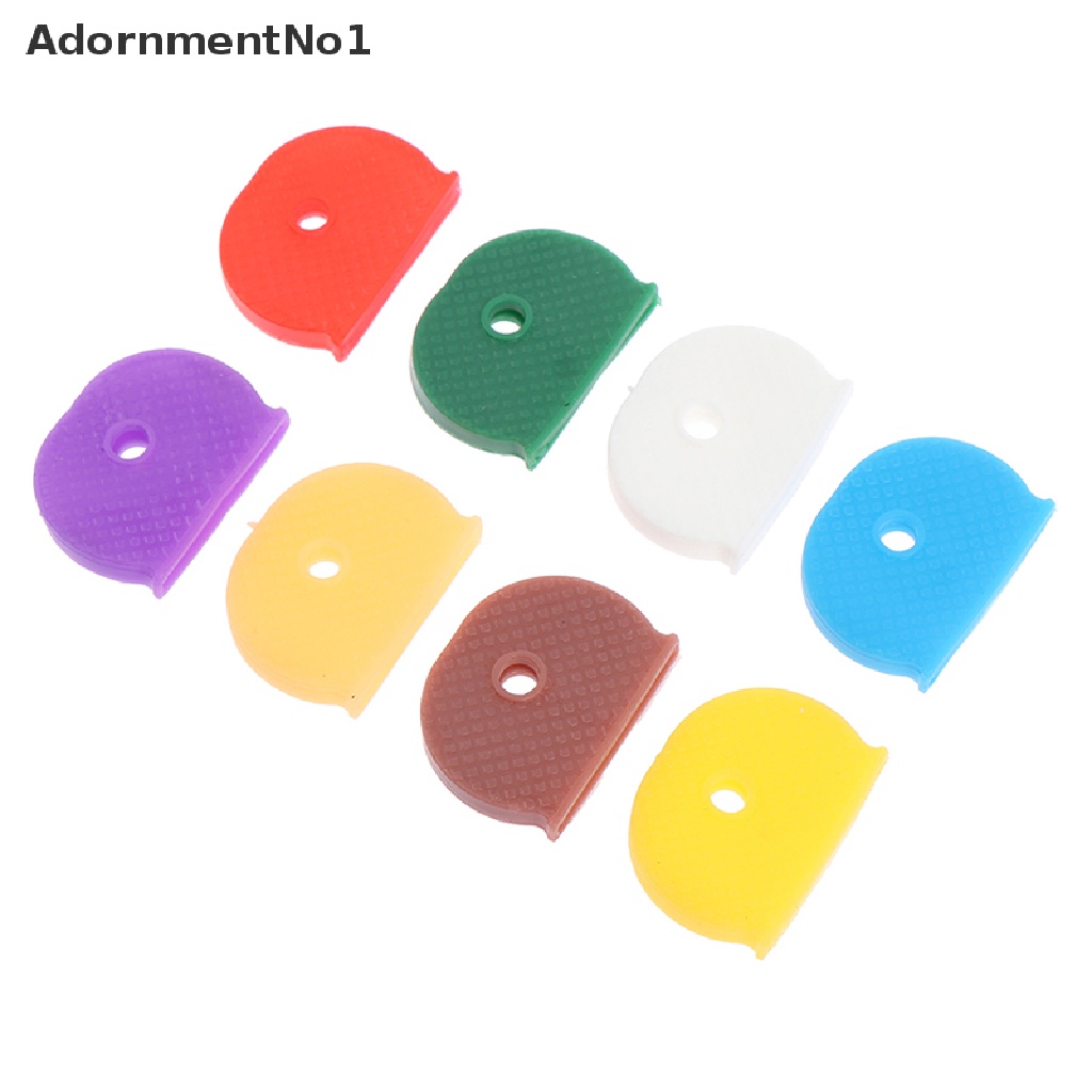 (AdornmentNo1) 10pcs Cover Kunci Bahan Karet Lembut Warna Campur