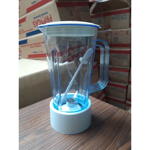 SET JAR BLENDER PANASONIC MX-T1GN / MIYAKO / NATIONAL PLASTIK 1 LITER