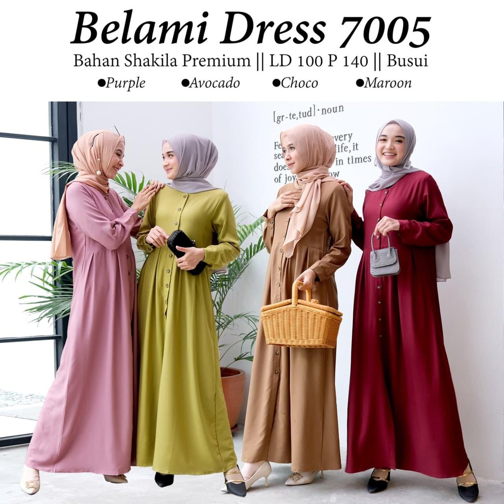 BELAMI DRESS BUSUI / DRESS POLOS MURAH