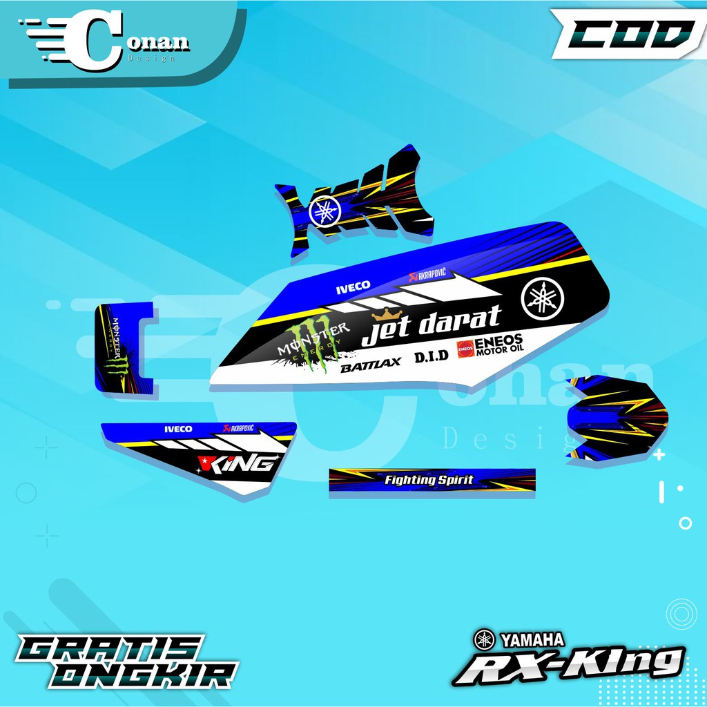 Striping Rx King Variasi 2004 2008 Setriping RX King Strip Monster Jet Variasi Motor RX KING