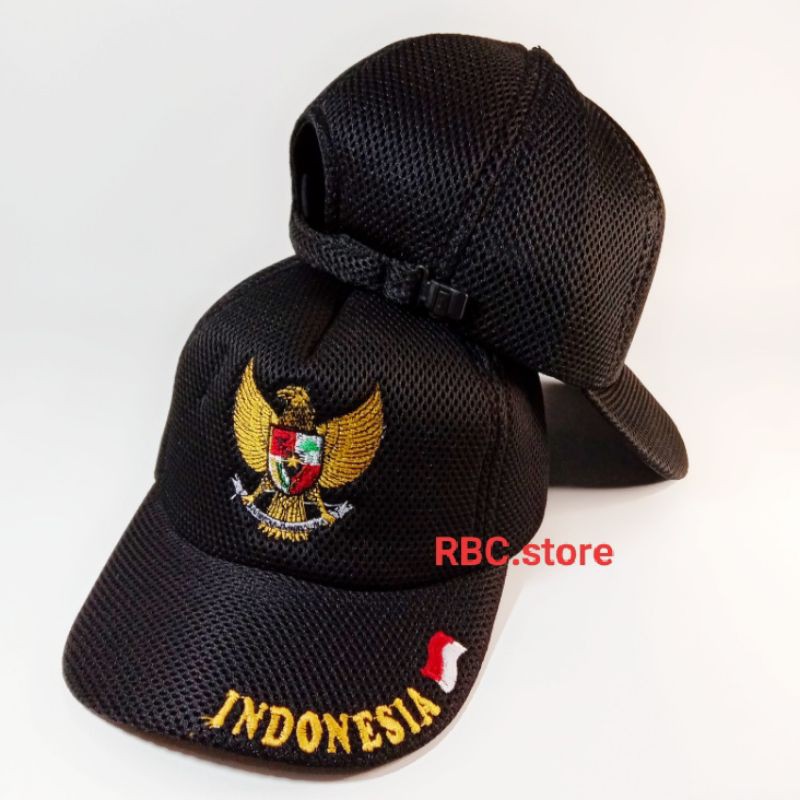 TOPI DOUBLE MESS LOGO GARUDA INDONESIA