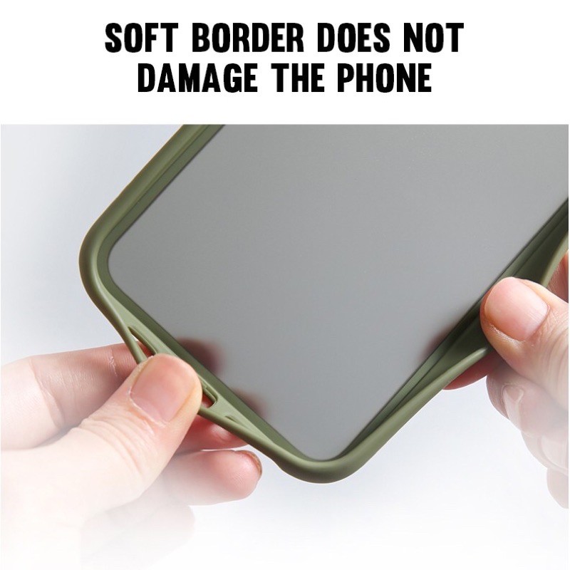 IPHONE 6 6G 6S 6+ 6S+ 7 7+ 8 8+ PLUS X XS MAX XR 11 11 PRO 11 PRO MAX Case Matte Bumper Candy Hybrid Soft Hard Frosted Casing-3