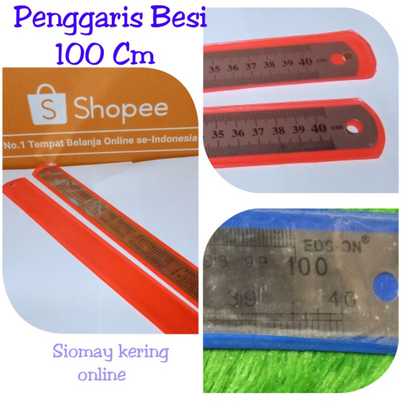 

Penggaris Besi ( Stainless ) Mistar 1 Meter
