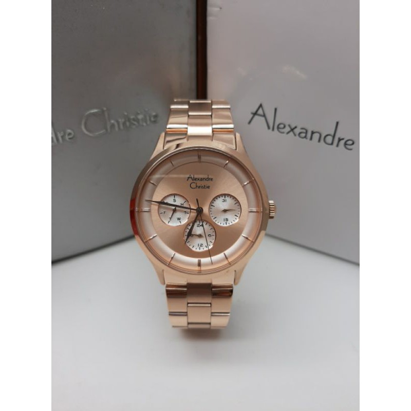JAM WANITA ALEXANDRE CHRISTIE AC 2889 ORIGINAL ROSEGOLD