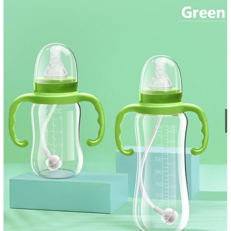 Baby Standard Neck PP Feeding Bottle 150ml Dengan Botol Susu yang Dibungkus Tangan