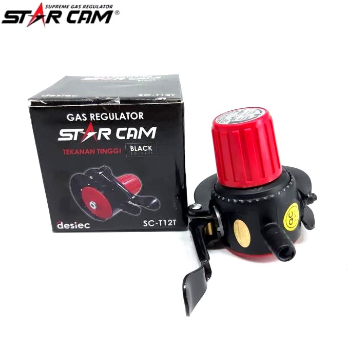 Star Cam SC-T12T SC-202TT Regulator Gas Pengaman Ganda