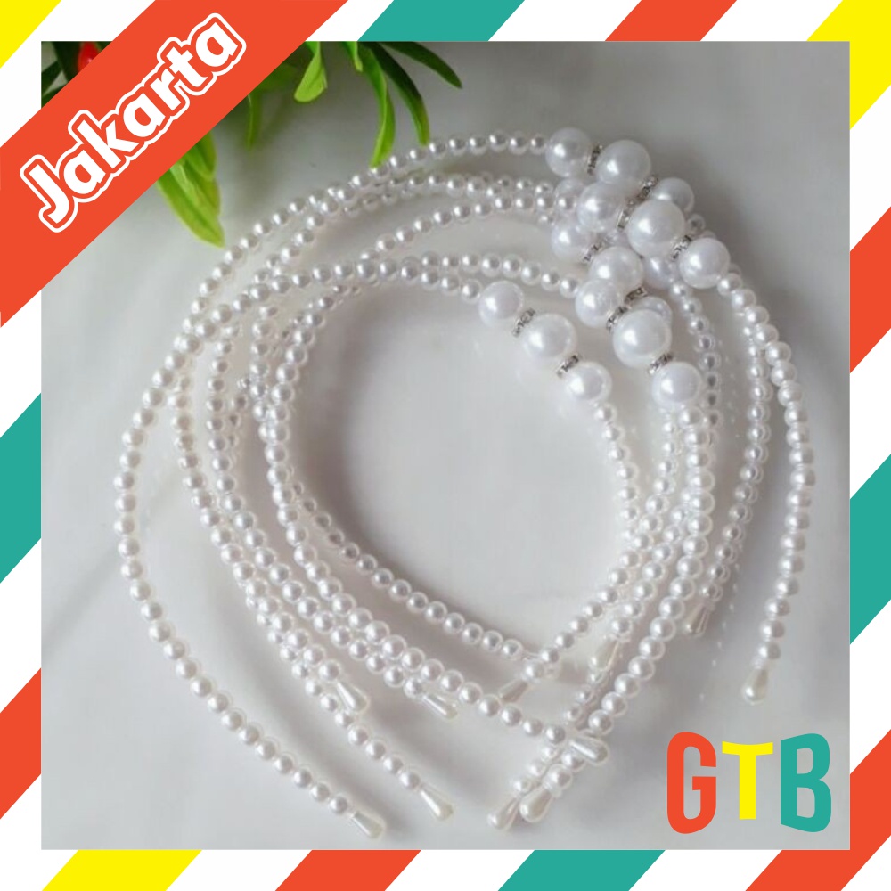 ❤GTB❤ Bando Korea Mutiara Pearl Headband Korean Hairband R625