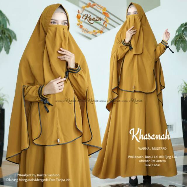Dress Gamis Khasanah Syari by Kanza Fashion
