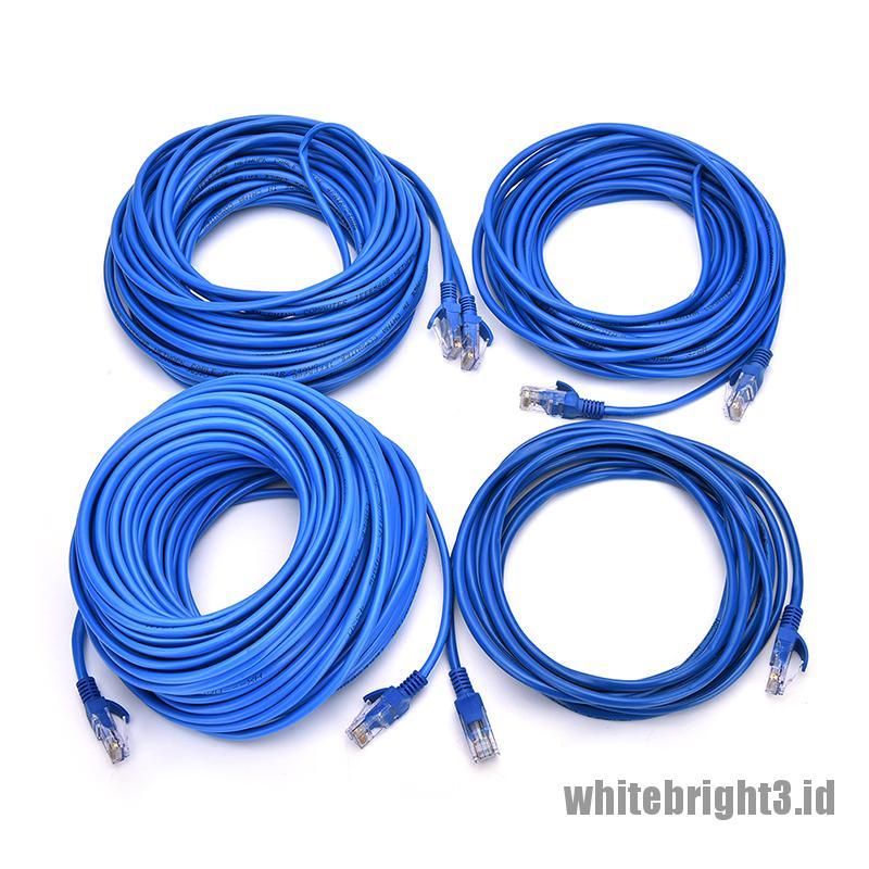 &lt;white3&gt; Cat5e Ethernet Patch Cable RJ45 Computer Networking Cord RJ45 Ethernet Coupler