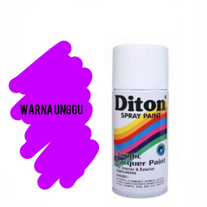 cat semprot Pilok pilox diton 300cc warna violet unggu muda purple angel unggu metallic 300cc