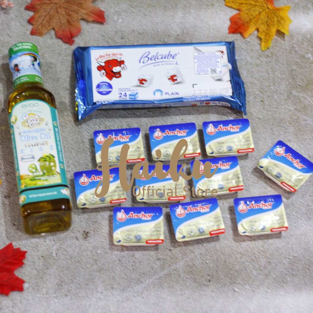 

Bakaranandia - Paket Mpasi Perdana Hemat - Minyak Evoo Casa Di Oliva + Anchor Butter + Keju Belcube