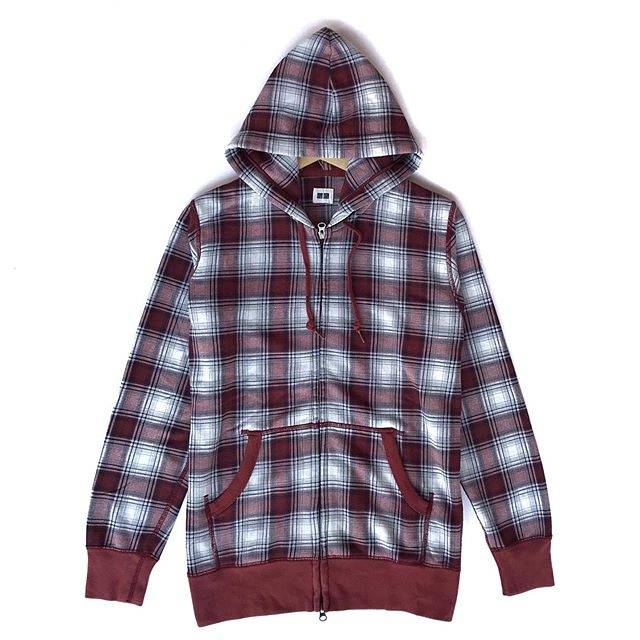 Zip Hoodie Uniqlo Tartan