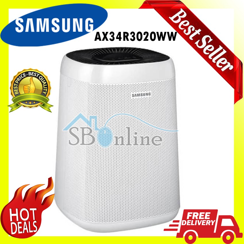 Air Purifier by Samsung AX34R3020WW Coverage 34 m2 Original