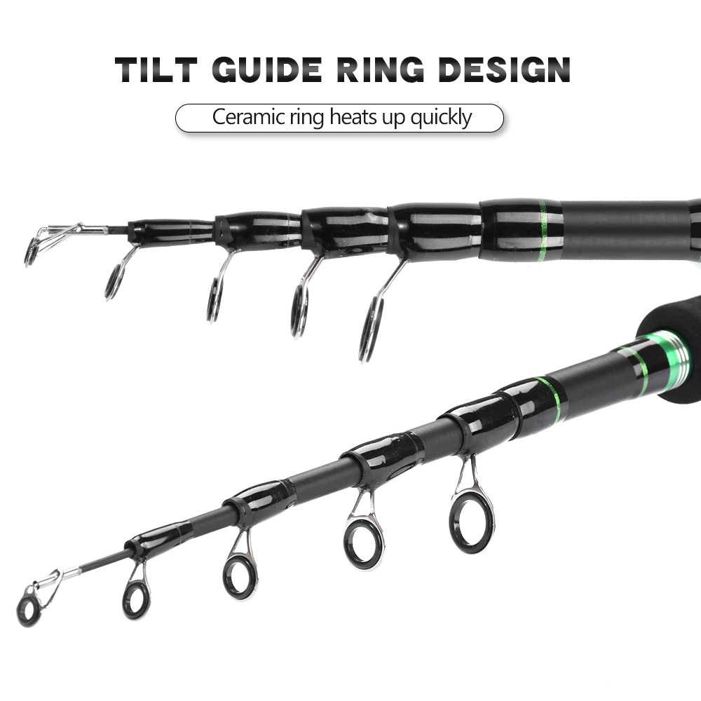 Joran Pancing Baitcasting Carbon Portable Rod JW-03