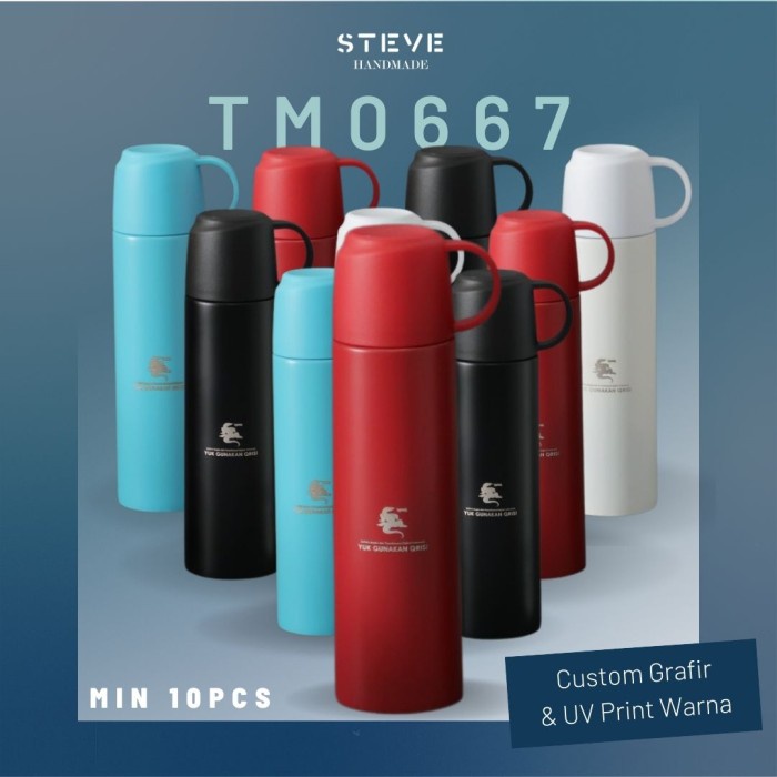 Botol Minum Tumbler Termos Vacuum TM0667 Grosir Hadiah Souvenir Kado