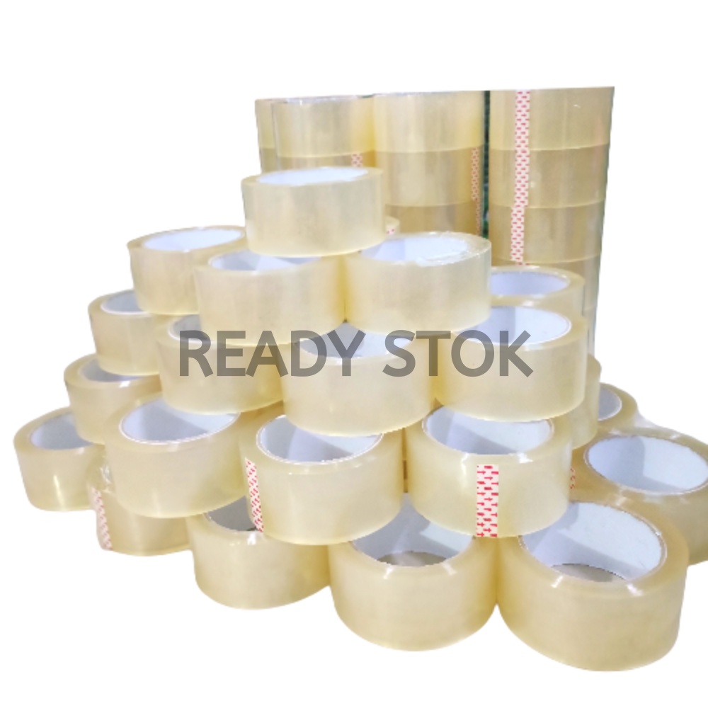 Lakban Bening 48mm x 90 Yard  - Solasi Daya Super Lengket Multifungsi