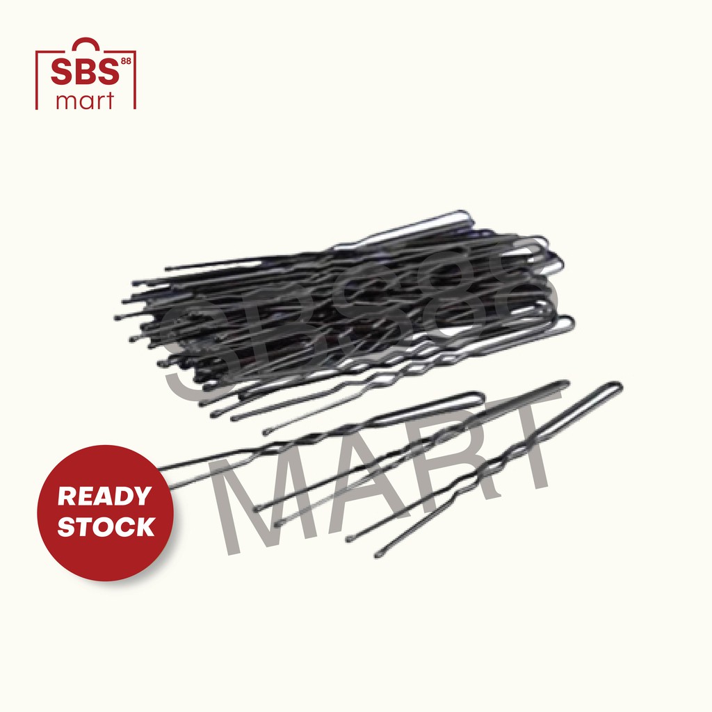 [5PC] BOBBY PIN - Jepit Lidi Hitam - Hair Pin - Jepit Rambut Serbaguna