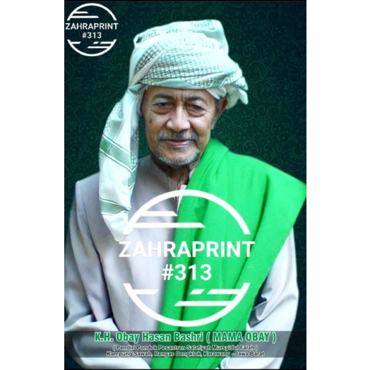 

Poster Ajengan Photo Foto KH Obay Hasan Bashri / Mama Obay # Laminating