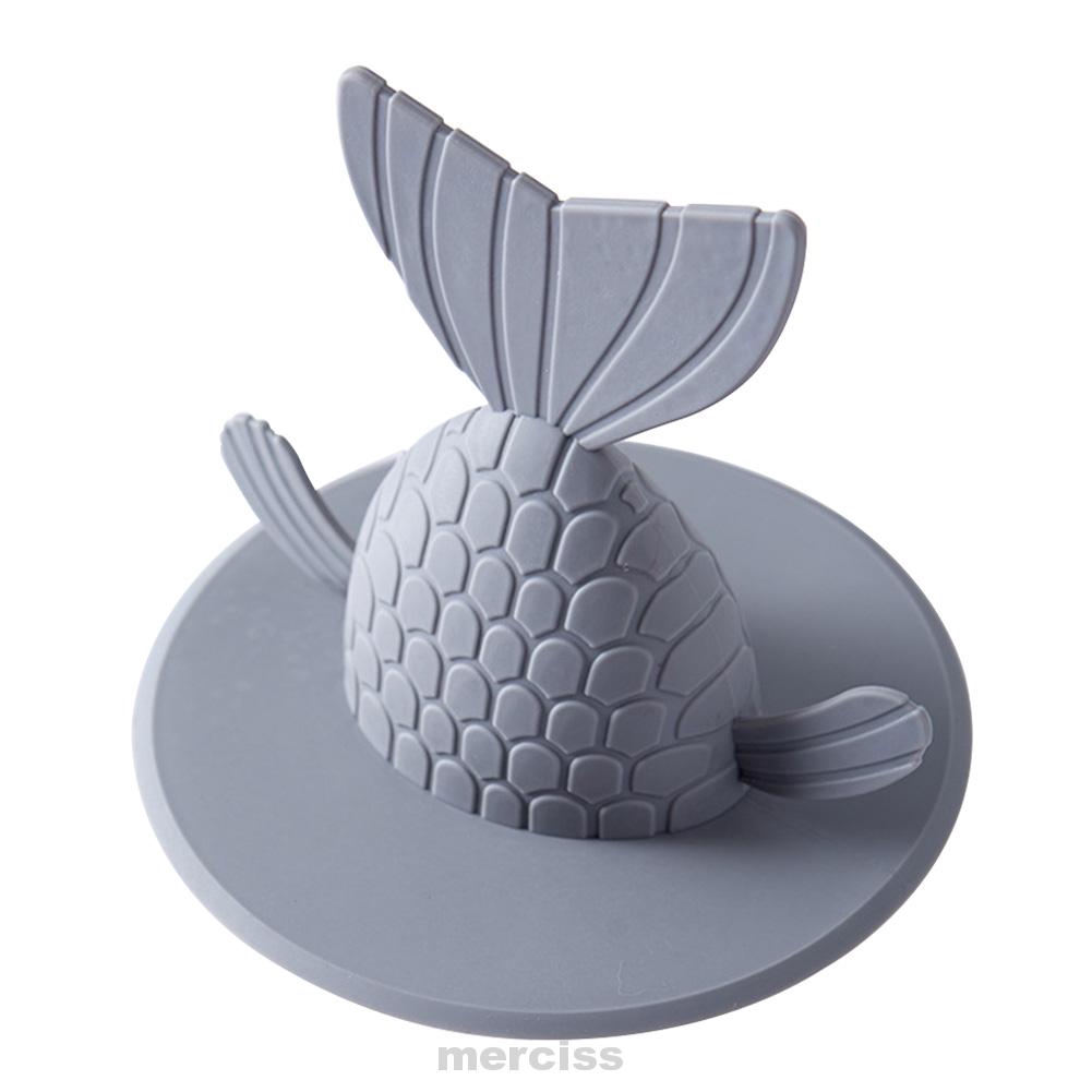 Household Water Basin Fish Tail Shaped Kitchen Bathroom Deodorant Accessories Tpr Floor Drain Cover Shopee Indonesia