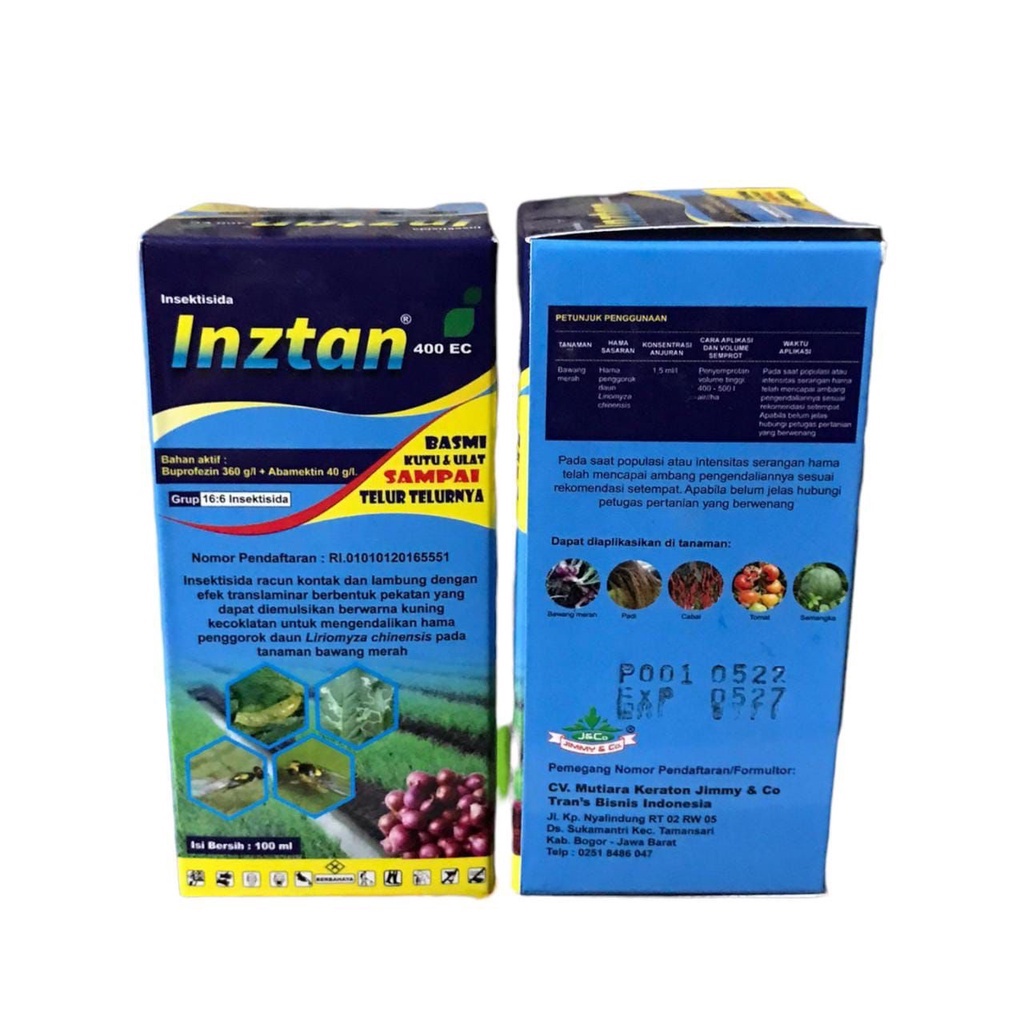 Inztan 400 EC 100ml Insektisida Obat Pembasmi Ulat/Pembasmi Hama Telur Ulat Kutu/ Buprofezin Dan Abamektin 400 EC 100ml