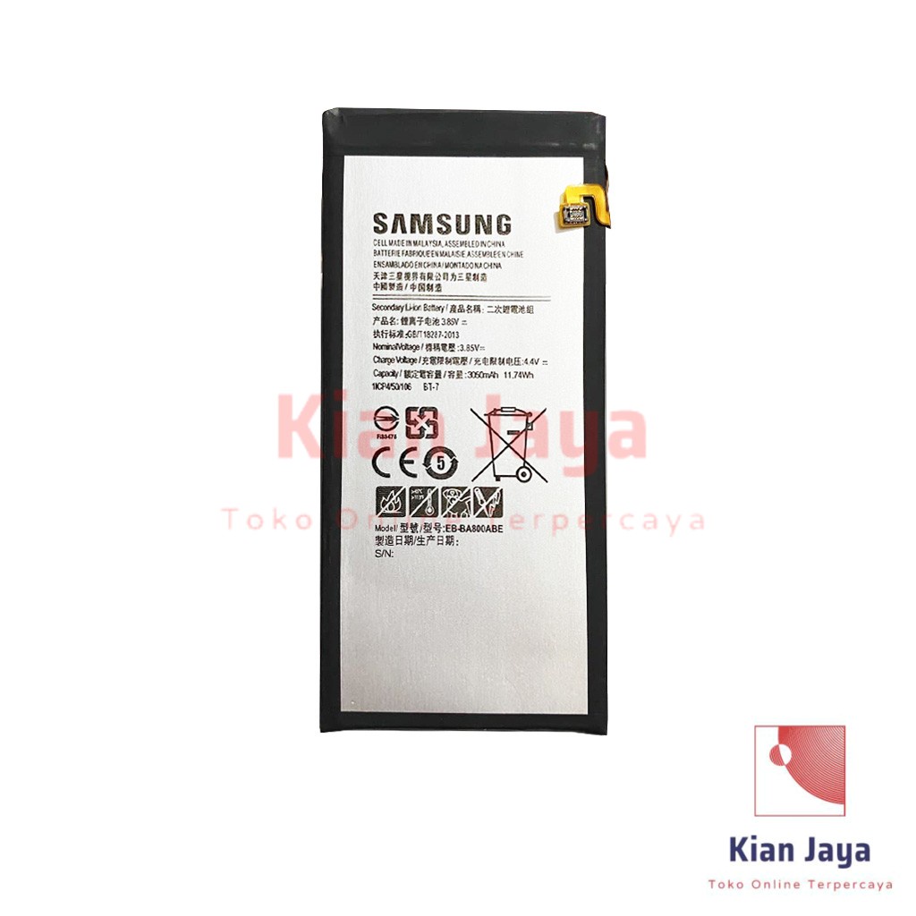 Baterai A8 Duos A800F A800Y Original OEM Batre Batrai Battery Hp EB-BA800ABE Ori