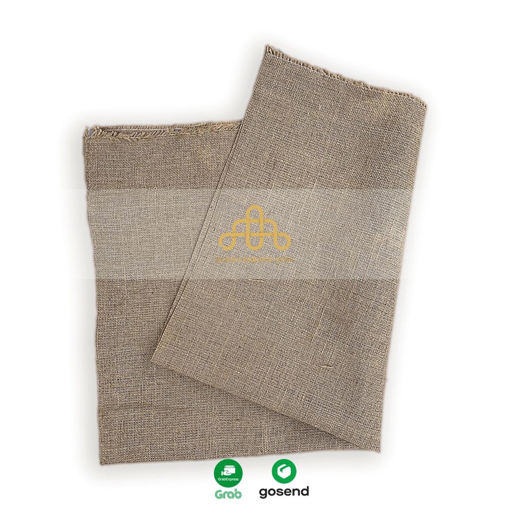 Kain Goni Coating Hessian 1yard x 115cm Kain Goni Coated Meteran Kain Karung Goni Water Resistant