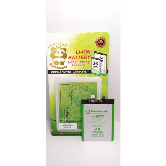 BATRE BAT BATTERY BATERAI RAKKIPANDA HE50 MOTOROLA E4 PLUS