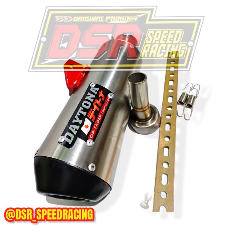 (FREE DB KILLER) SILINCER KNALPOT RACING DAYTONA Aerox Vario PCX ADV Nmax Beat Scoopy Mio ALL MATIC