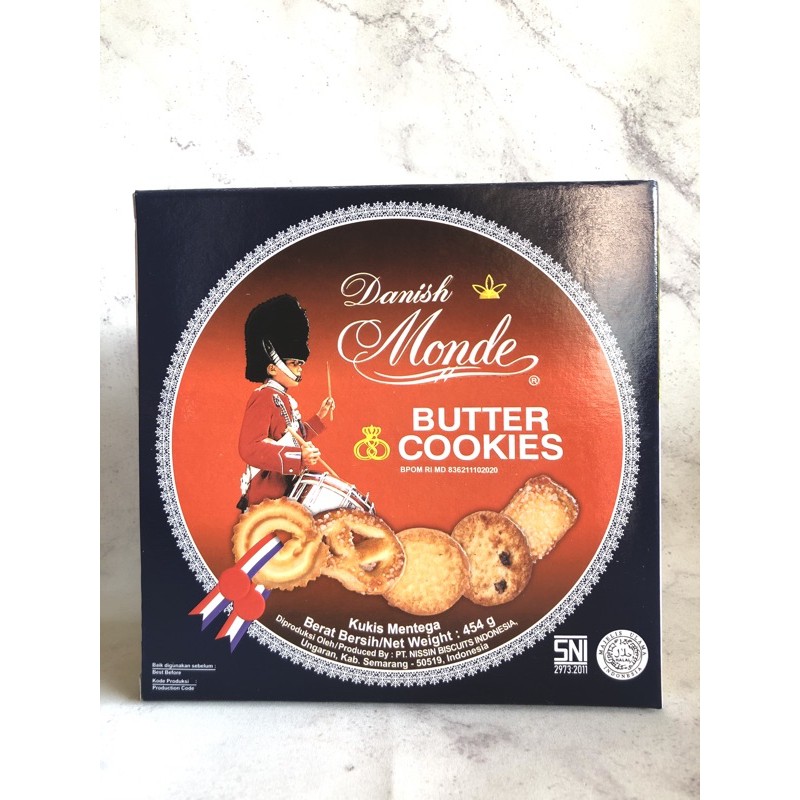 

Monde Butter Cookies kaleng - 454gr