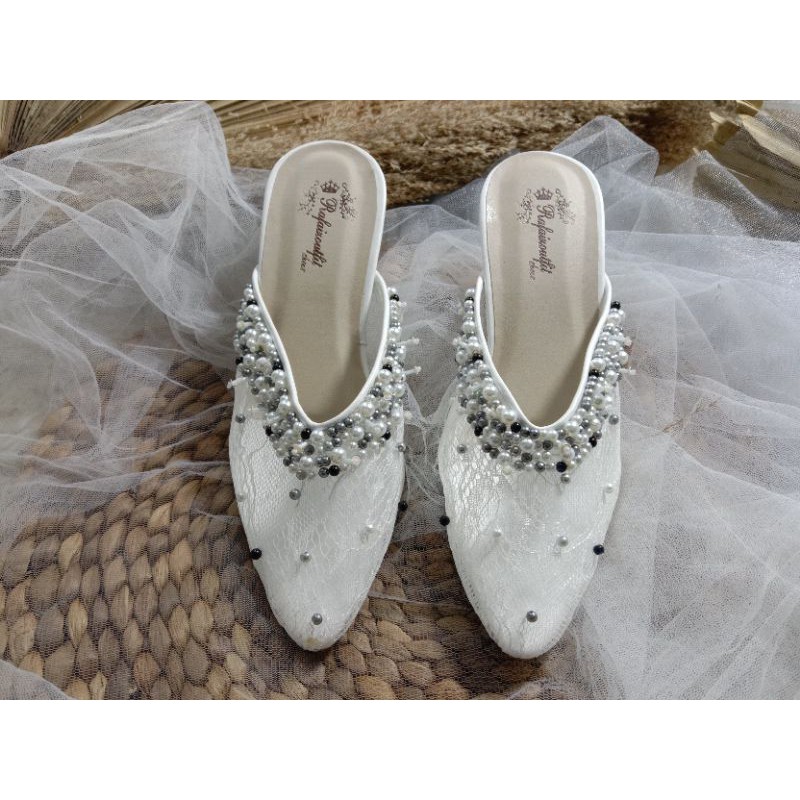 sepatu wedding putih wanita cantik sepatu sepatu yisela
