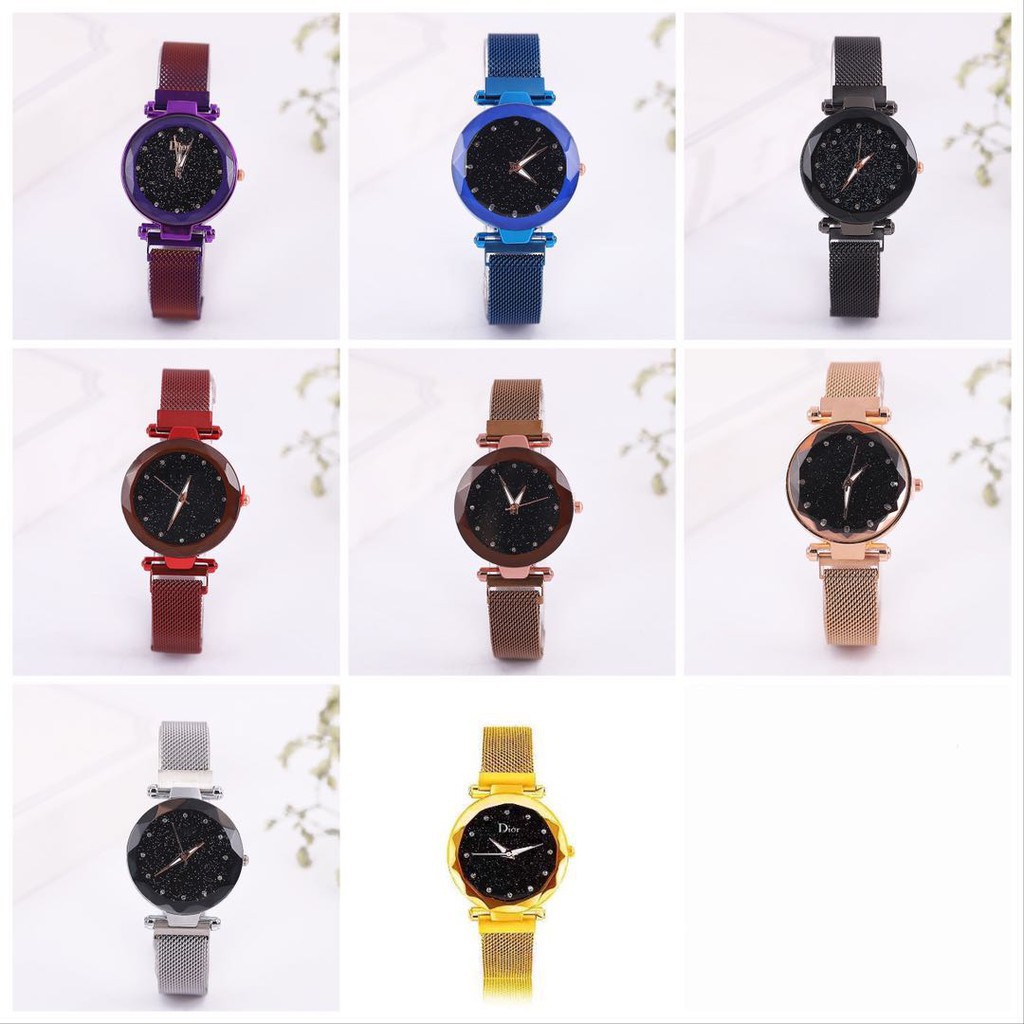 ✅[COD] Jam Tangan Wanita Jam tangan Analog IMport Jam Magnet RantaI Jam Munrah Harga Grosir W04 W30