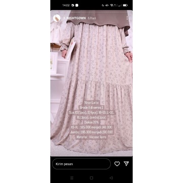 Ditsy Reject Sale September Niran Latte, Triangle Jetblack L