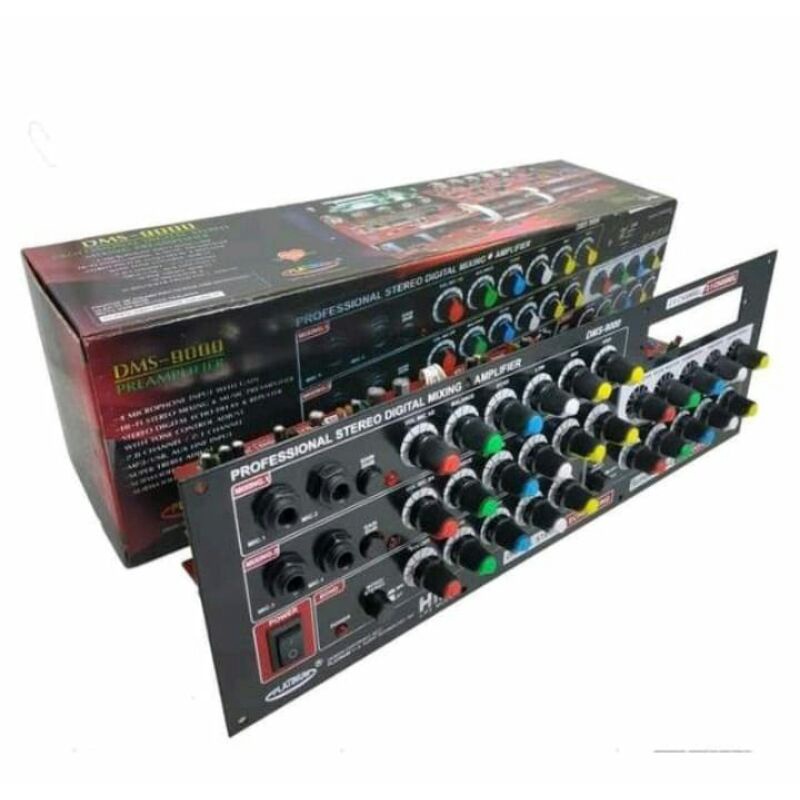 KIT DIGITAL MIXING KARAOKE MIXER AUDIO DMS-9000 PREAMP