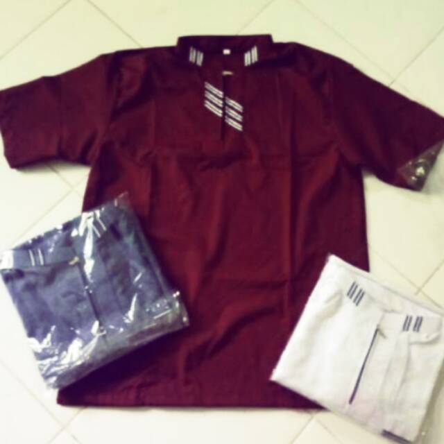 Baju koko plat SMLXL