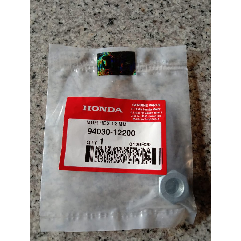 Mur As pully Honda Matic Beat Vario Scoopy mur Hex 12 mm 94030 12200