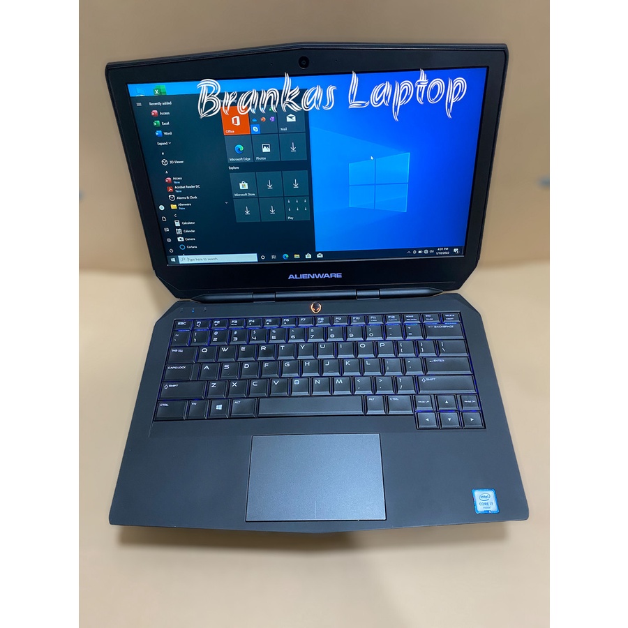 Alienware i7 Ram 8 GB SSD 256 GB NVIDIA Second Bekas
