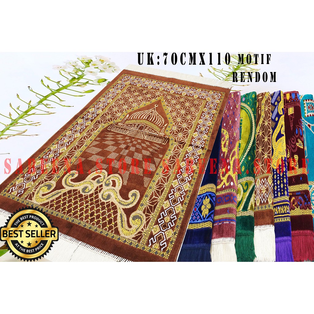 Sajadah Bulu Turkis Ukuran Besar Turkey Turki Turkiye Peralatan Sholat By Sabeena.Store