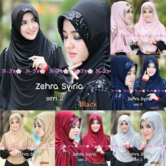 Kerudung Hijab/Jilbab Syria Zehra - Hijau Tosca hijab instat