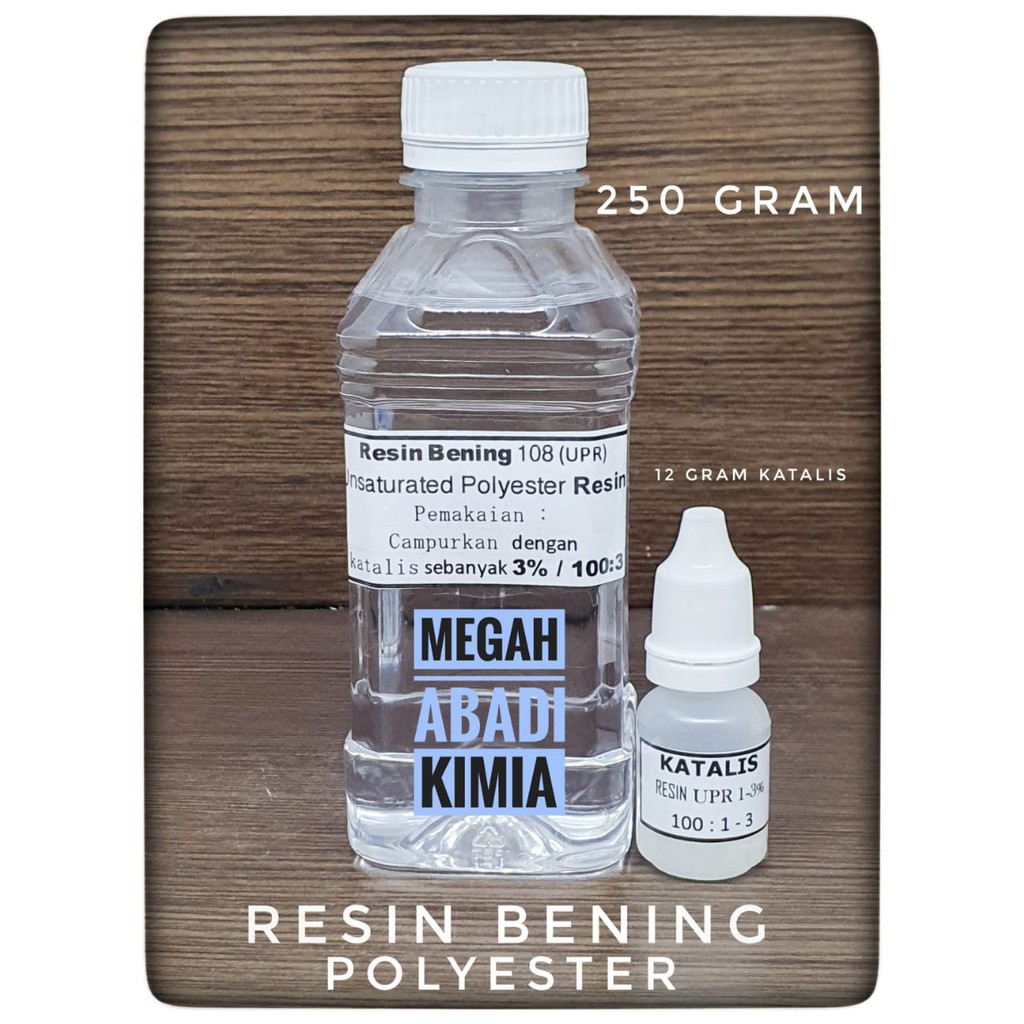  RESIN  BENING  250 Gram KATALIS 12 GRAM Shopee Indonesia