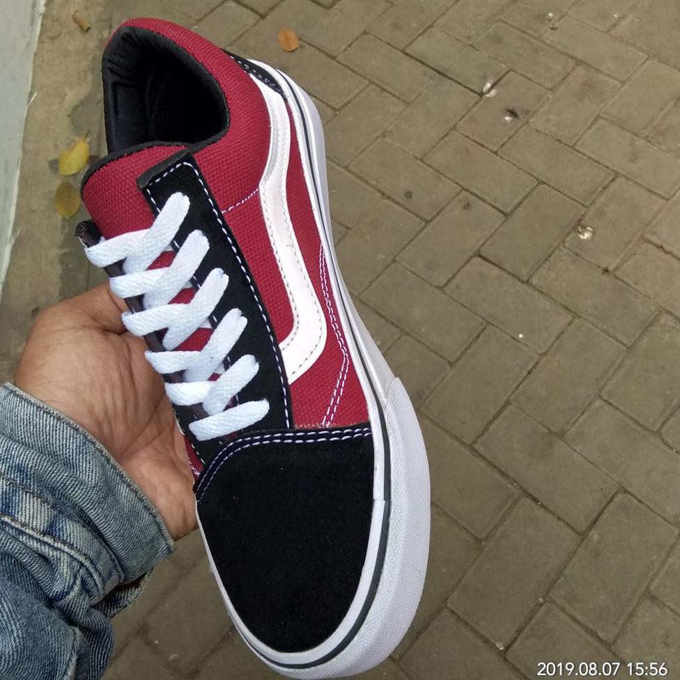 ❤️ #DISKON  SEPATU MURAH SNEAKERS❤️ SEPATU FASHION CANTIK VANS_MARUN SEPATU WANITA SEPATU