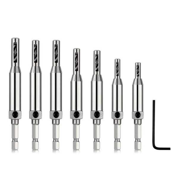 Mata Bor Baja HSS Drill Bit Pembuka Lubang Engsel Hinge Hole Opener 7ROTBDSV